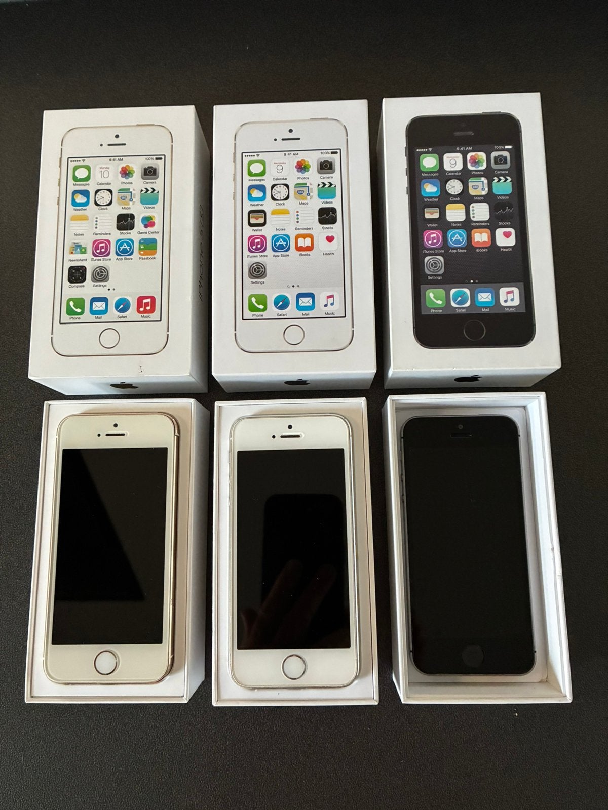 3x iPhone 5S (totaalprijs € 59,-), Ophalen, Gebruikt, 16 GB, Wit
