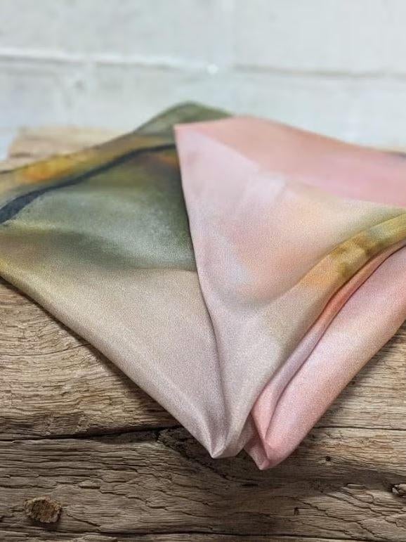 Becksondergaard - 100% zijde grote shawl - Nieuw, Kleding | Dames, Mutsen, Sjaals en Handschoenen, Maat 46/48 (XL) of groter, Nieuw