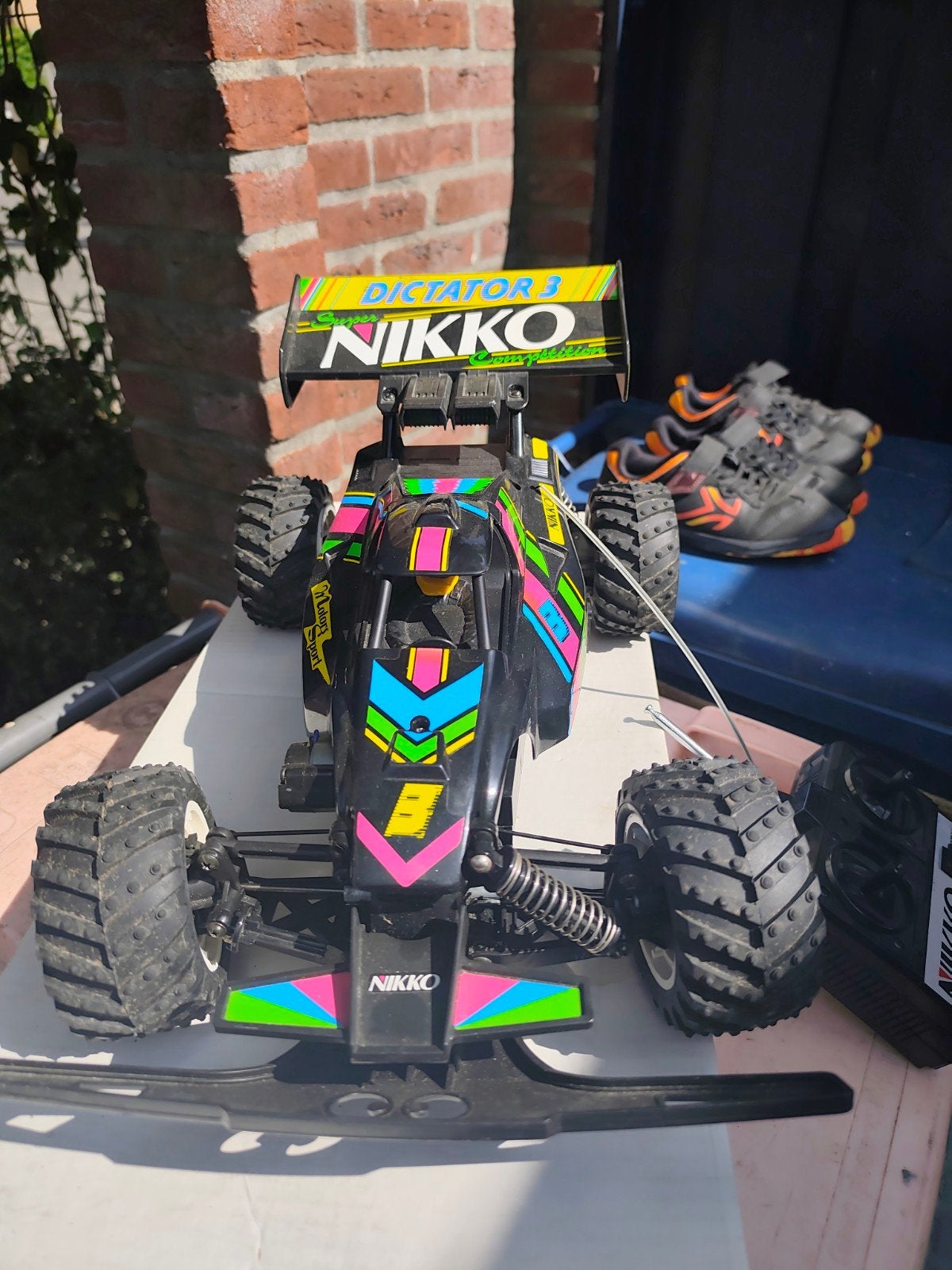 Nikko Dictator 3 RC Auto - Vintage met Aangepaste Stekker, Elektro, Gebruikt, Auto offroad, Ophalen of Verzenden