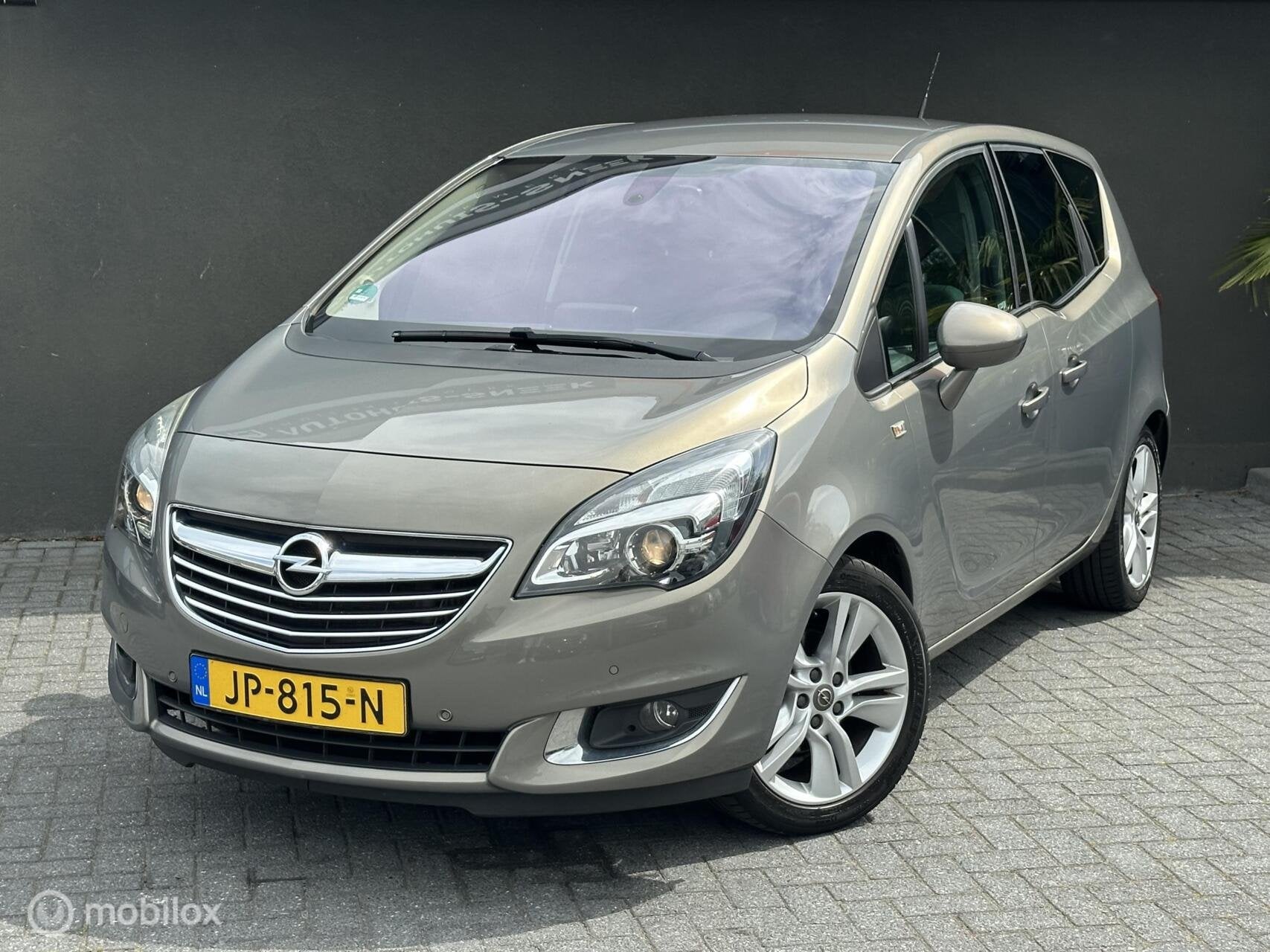 Opel Meriva 1.4 Turbo LPG G3!|Leder|Stoelverw|Cruise Control, Auto's, Voorwielaandrijving, Gebruikt, 4 cilinders, Bruin