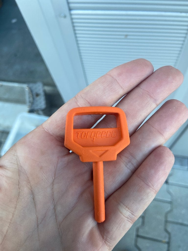 Torqeedo motor sleutel, Ophalen of Verzenden, Zo goed als nieuw, Motor en Techniek