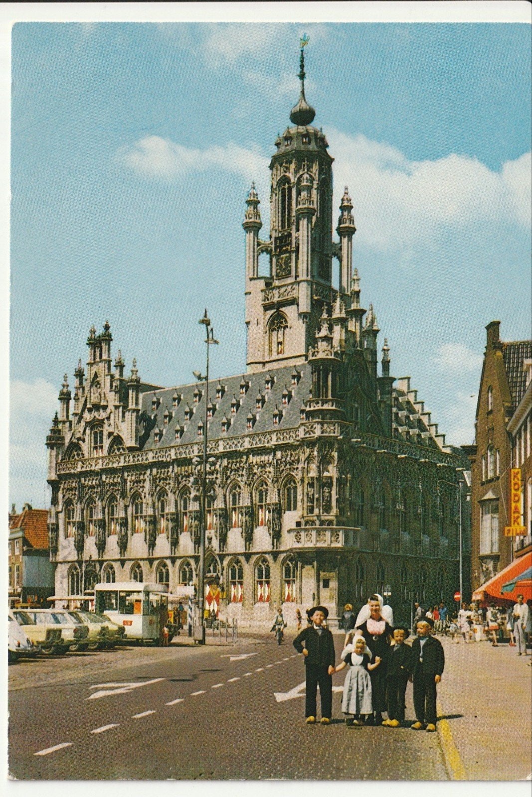 MIDDELBURG STADHUIS KLOVENIERSDOELEN MILITAIR HOSPITAAL, Ophalen of Verzenden, 1960 tot 1980, Gelopen, Zeeland