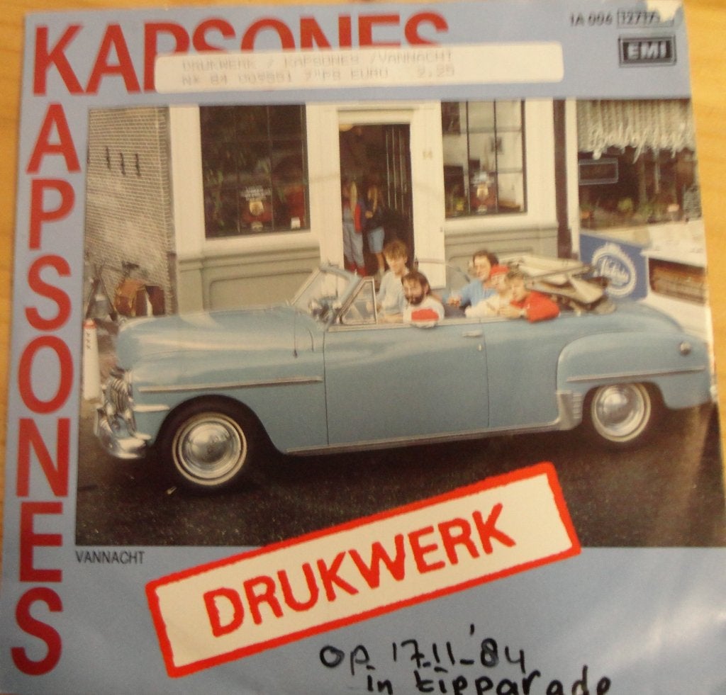 Drukwerk > Kapsones, Ophalen of Verzenden, Gebruikt, 7 inch, Nederlandstalig