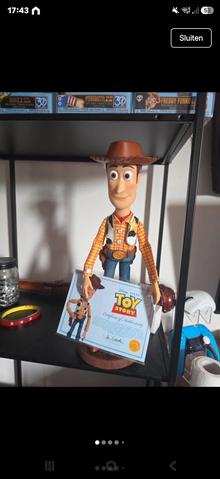 woody toy story, Ophalen of Verzenden, Nieuw