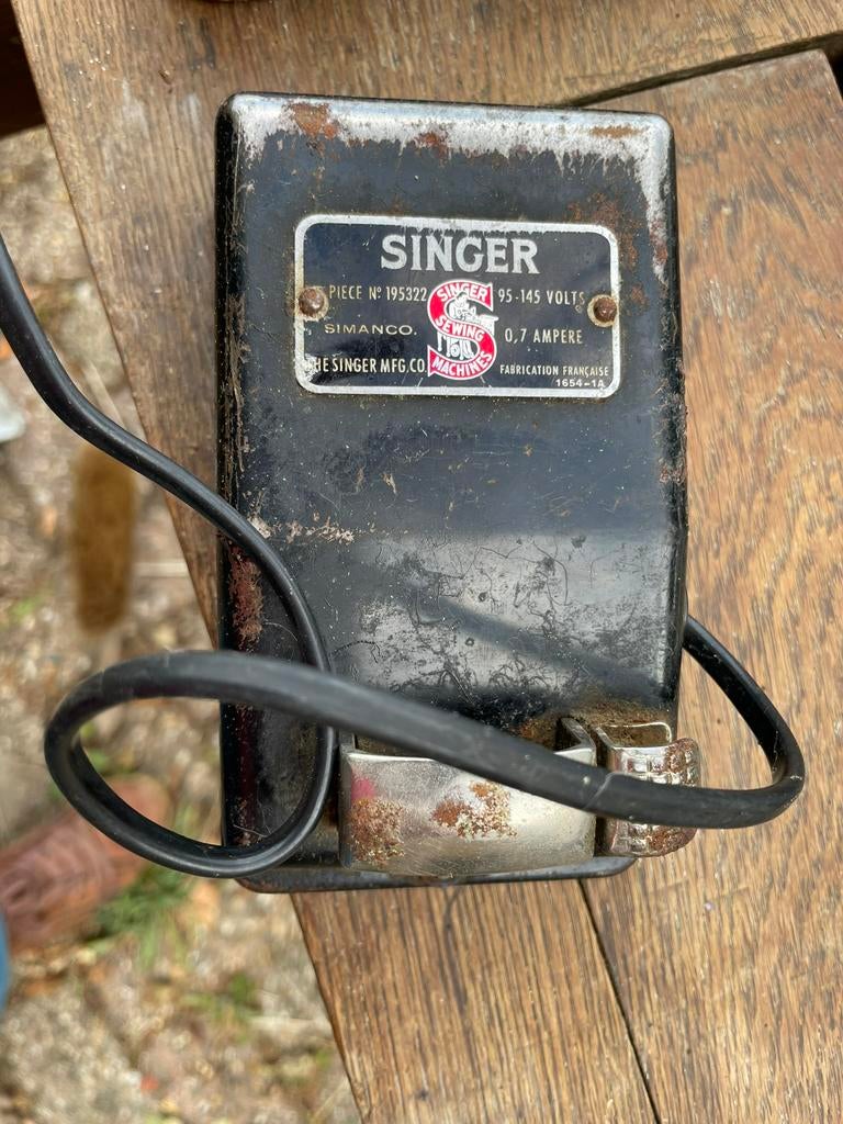 Naaimachine vintage Singer, Ophalen, Gebruikt, Naaimachine, Singer