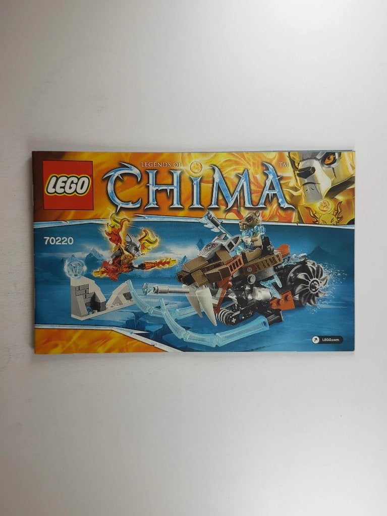 LEGO LEGENDS OF CHIMA 70220 (Instructions) Strainor's Saber, Gebruikt, Overige thema's, Lego, Overige typen