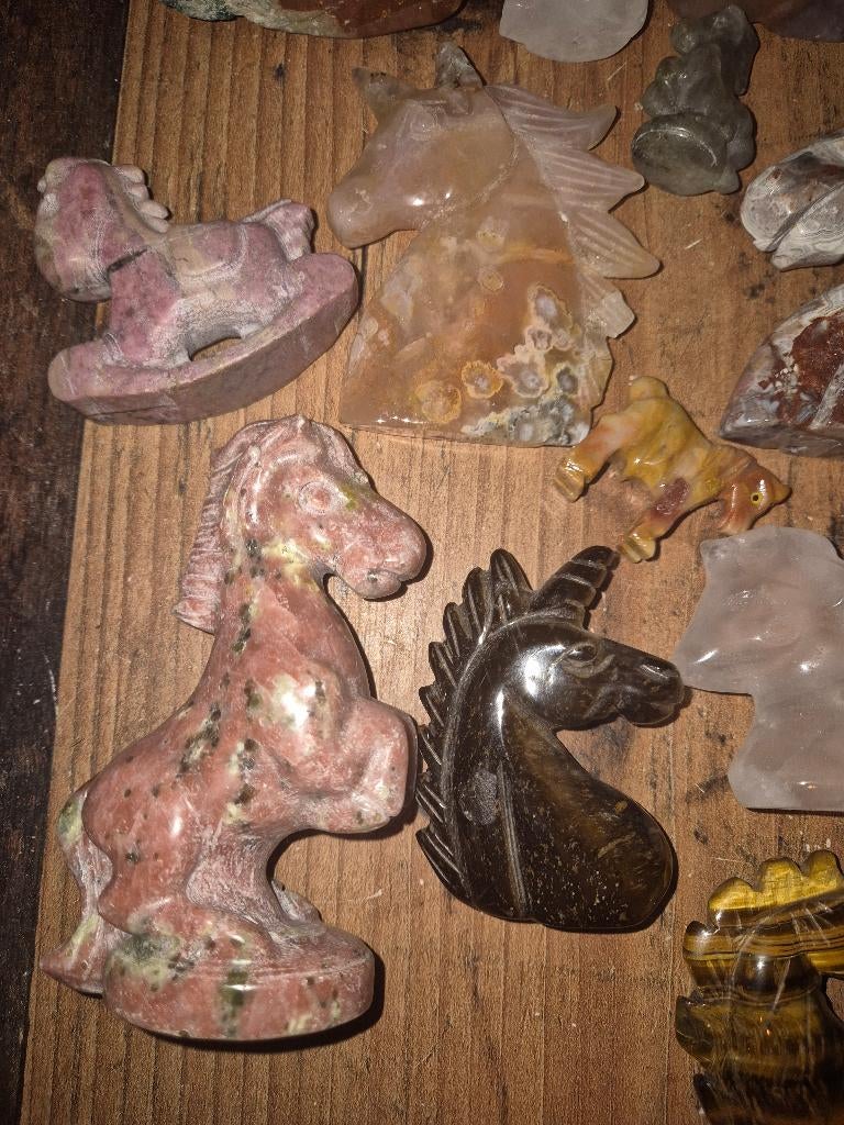 Edelsteen paarden, Meerkleurig, Verzenden, Overige stijlen, Zo goed als nieuw
