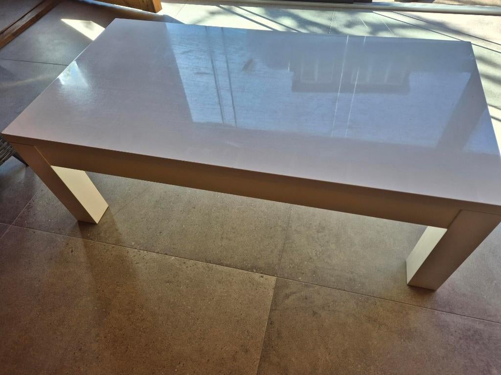 gratis salon tafel, Huis en Inrichting, Tafels | Salontafels, Ophalen, Gebruikt, 100 tot 150 cm, 50 tot 100 cm