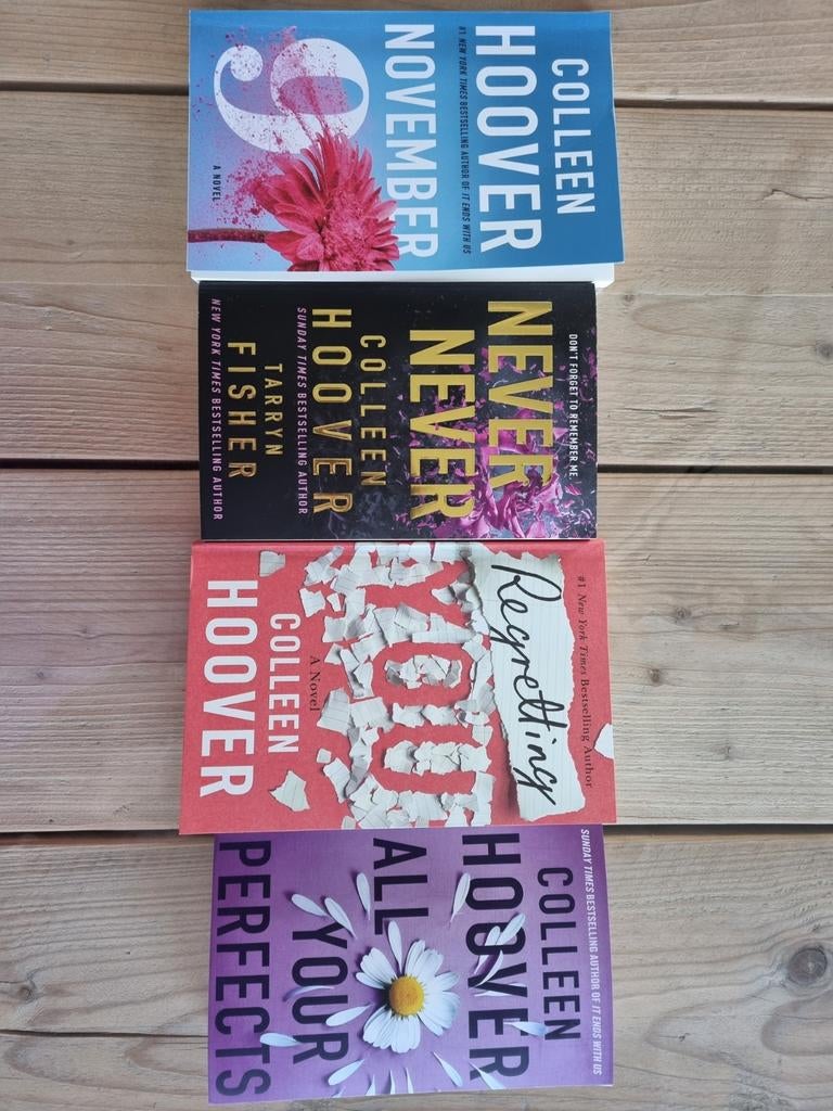 Colleen Hoover 4 x English Books, Ophalen of Verzenden, Zo goed als nieuw, Fictie