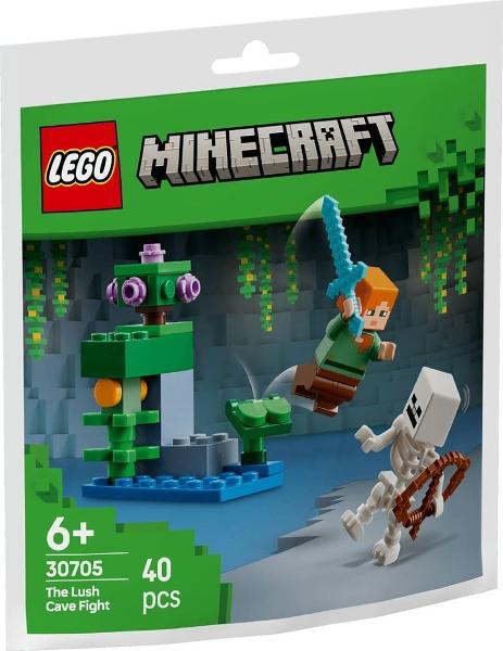 Lego Minecraft polybag 30705 Duel bij de weelderige grot, Minecraft, Lego, Nieuw, Ophalen of Verzenden