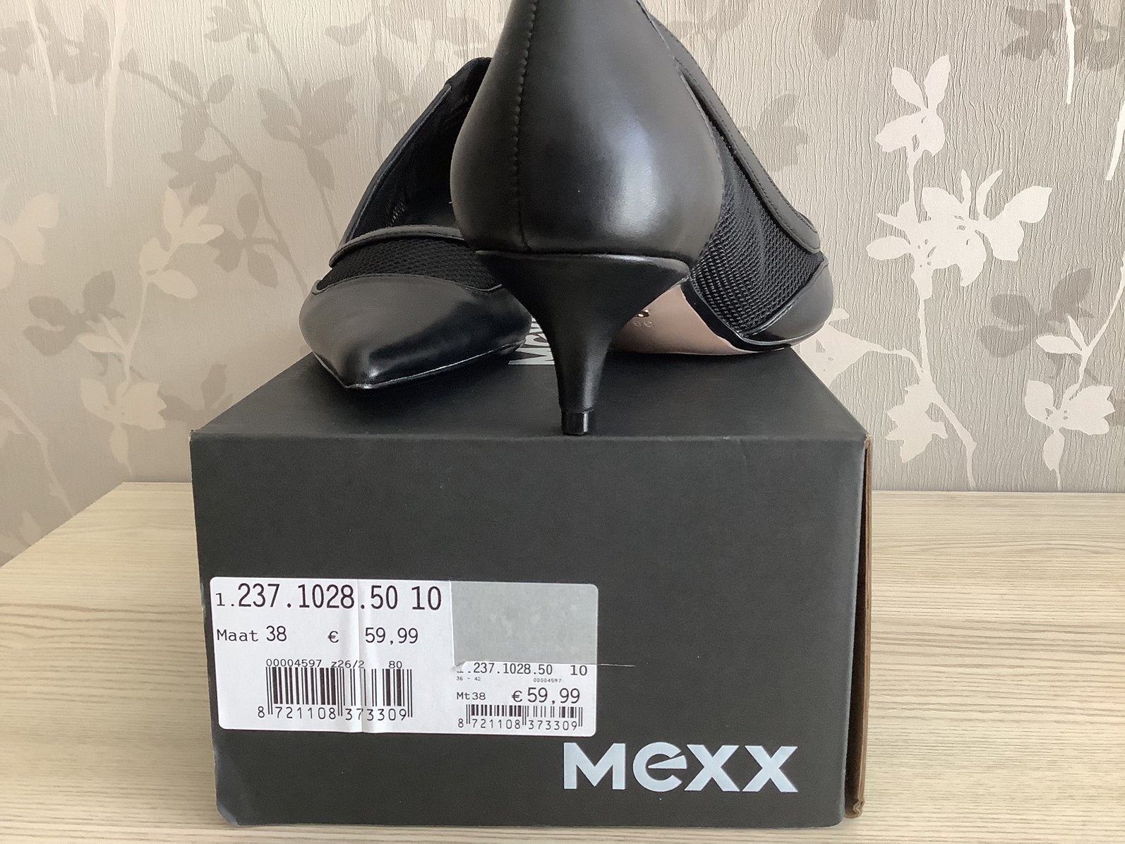 Zwarte damesschoenen, maat 38., Kleding | Dames, Ophalen of Verzenden, Nieuw