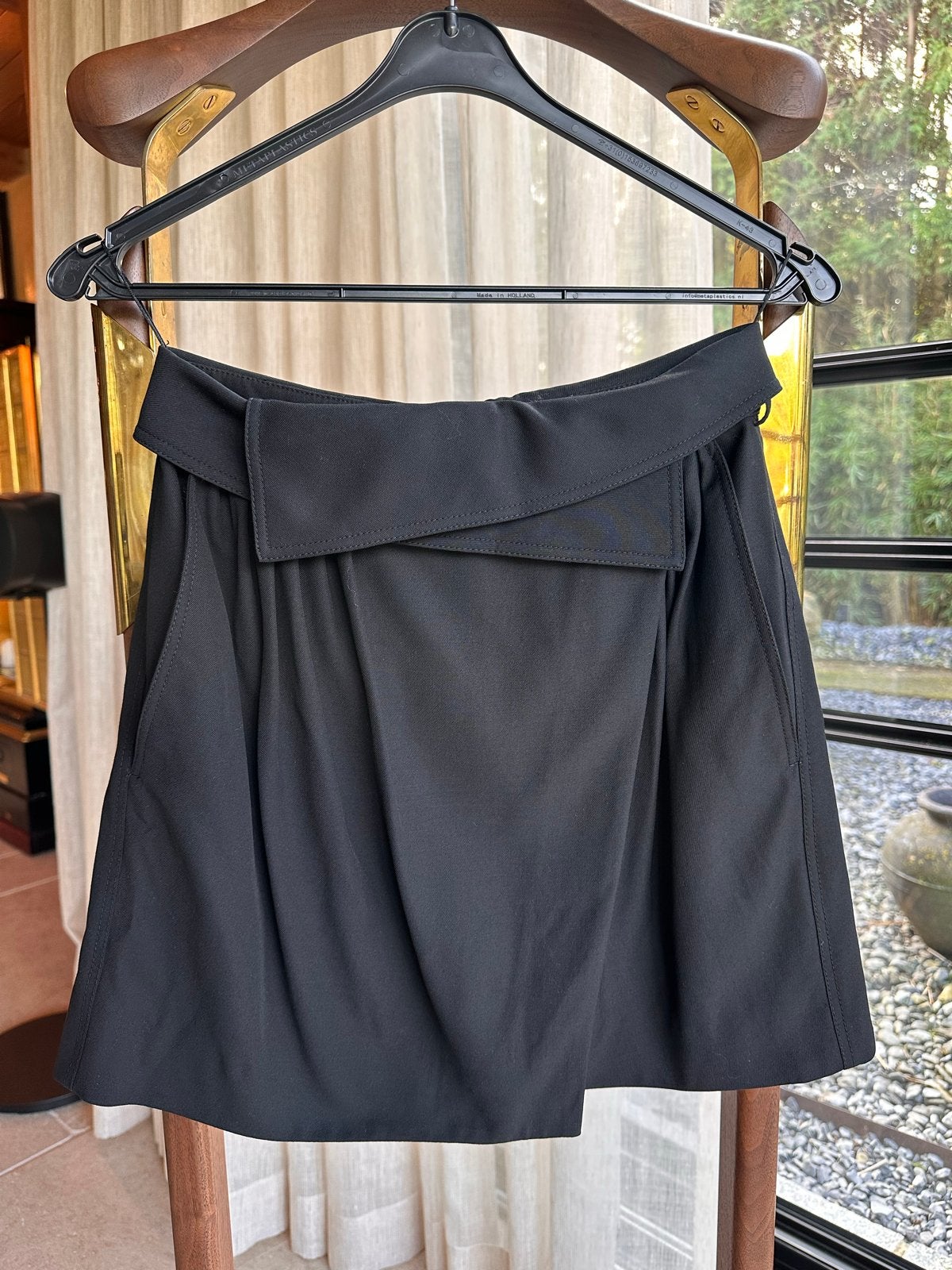 Nina Ricci Zwarte Minirok - Maat 34 (XS), Verzenden, Zwart, Zo goed als nieuw, Maat 34 (XS) of kleiner