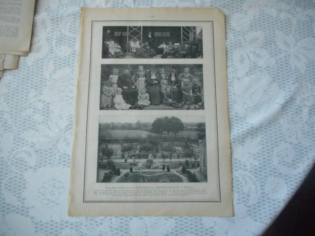 Eersel. Jacobus-Gesticht. 1909., Verzamelen, Ophalen of Verzenden, Voor 1920, Nederland, Knipsel(s)