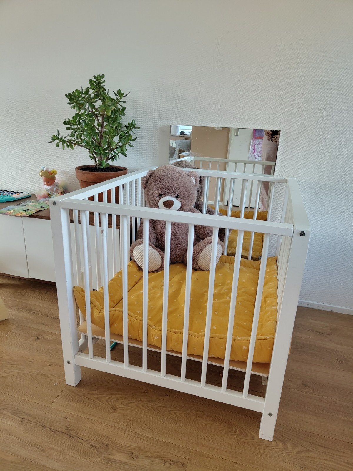 gratis box incl. boxkleed van Meyco, Kinderen en Baby's, Boxen, Gebruikt, Vierkant, Boxkleed, Ophalen