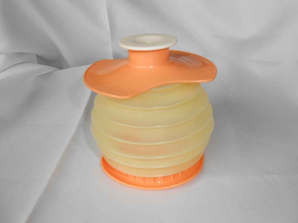 Tupperware Harmonicaatje/slagroomspuit Oranje Geel NIEUW, Ophalen of Verzenden, Nieuw, Oranje, Overige typen