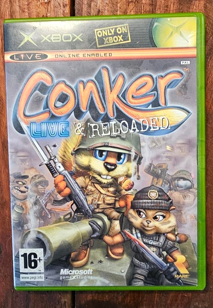 Conker: Live & Reloaded - Xbox Classic Game, Spelcomputers en Games, Games | Xbox Original, Ophalen, Online, Gebruikt, Shooter