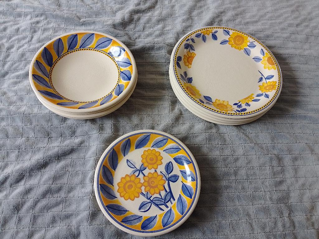 Bordenset antiek, Antiek en Kunst, Ophalen of Verzenden