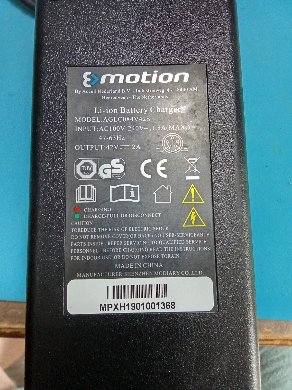 Emotion ebike oplader, Ophalen of Verzenden