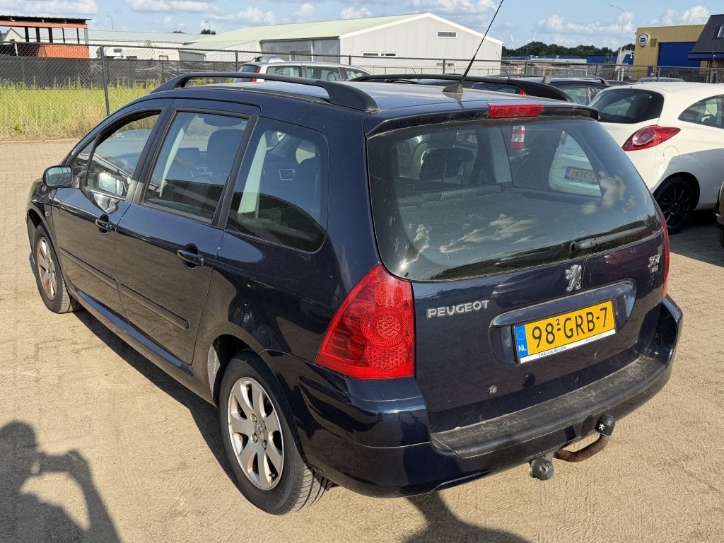 Peugeot 307 Break 1.6 HDiF Premium| CLIMA| CRUISE| LM| TREKH, Stof, Gebruikt, 1288 kg, Blauw