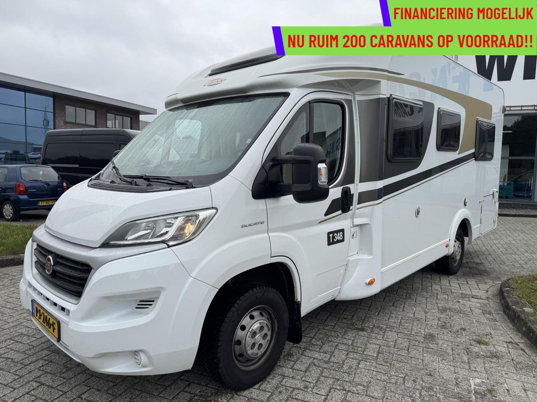 Carado T 348 PLUS FRANSBED, RONDZIT, HEFBED, DOUCHE, TOILET, 6 tot 7 meter, Bedrijf, 6 tot 7 meter, Carado