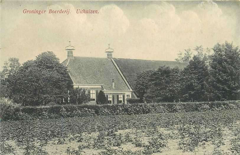 380-752-007 Uithuizen Groninger Boerderij, Verzenden, Voor 1920, Groningen