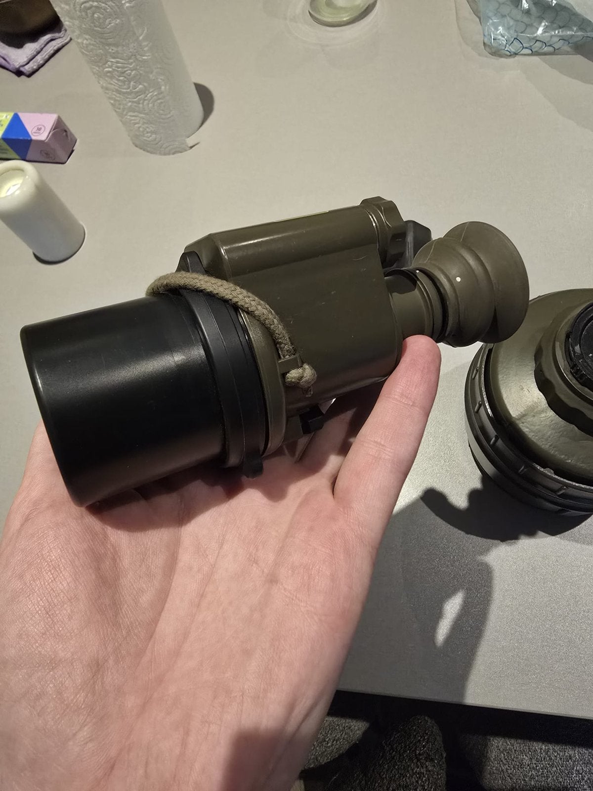 nachtkijker / night vision (Gen-3) analoog 3 lenzen, Verzamelen, Ophalen of Verzenden, Overige soorten, Nederland, Overige typen