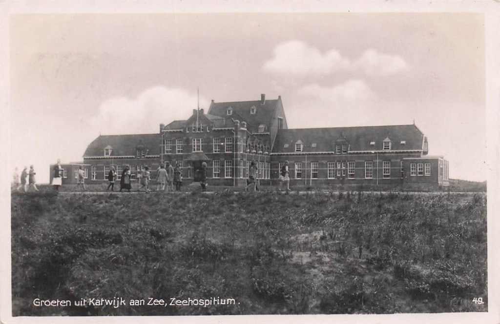 703-386-007 Katwijk aan Zee Zeehospitium, Verzamelen, Ansichtkaarten | Nederland, Verzenden, Voor 1920, Zuid-Holland