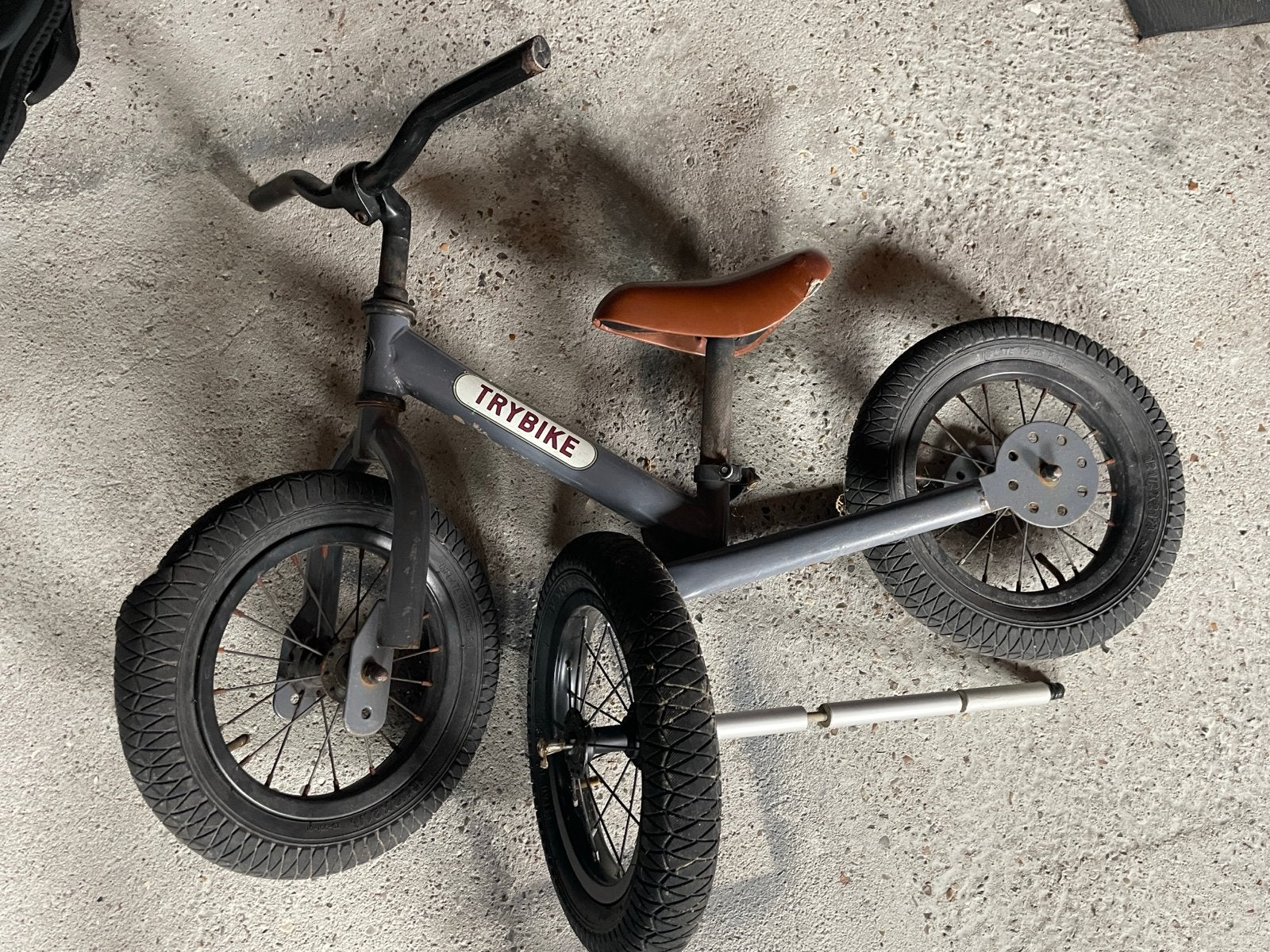 Trybike loopfiets - Opknapper met zijwieltjes, Ophalen, Gebruikt, 16 tot 20 inch, Zijwieltjes
