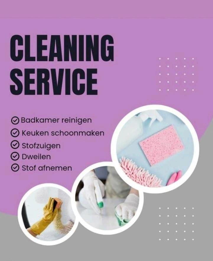 Schoonmaakster aangeboden, Vanaf 10 jaar, Overige vormen