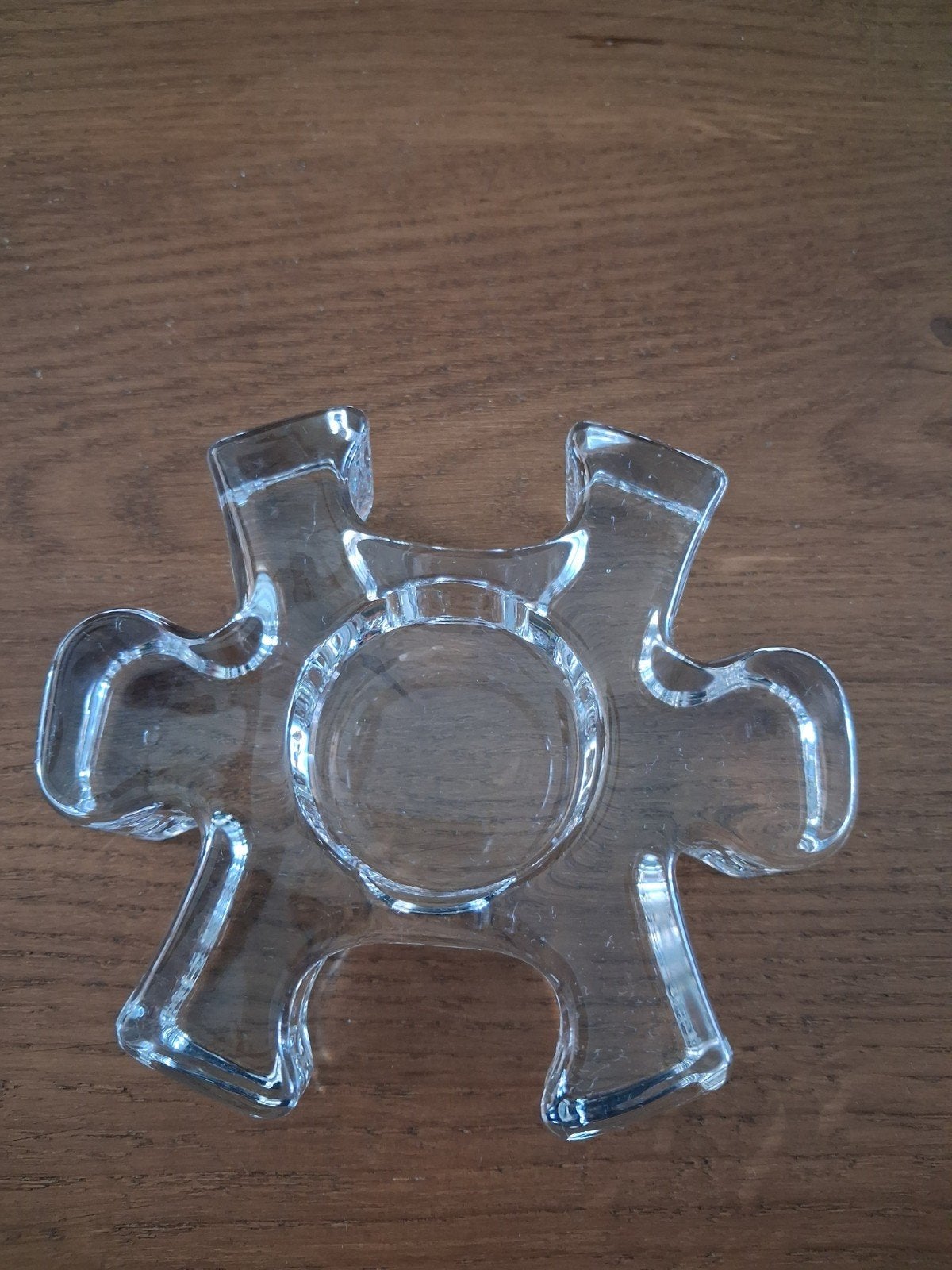 GLASI HERGISWIL- 4 modulaire waxinelichthouders - puzzelstuk, Ophalen of Verzenden