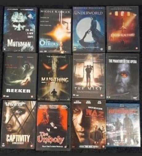 Horror DVD Collectie 3 - 12 Films, Alle leeftijden, Ophalen of Verzenden, Zo goed als nieuw