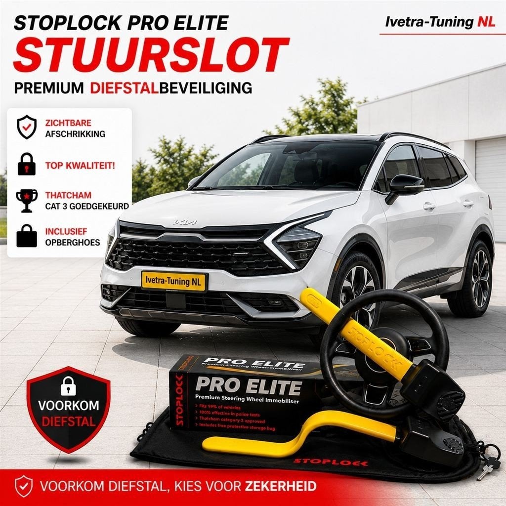 Stuurslot Kia Sportage | Beveiliging Kia Sportage, Ophalen of Verzenden, Info@ivetra-tuning.nl | www.ivetra-tuning.nl, Ivetra-Tuning NL