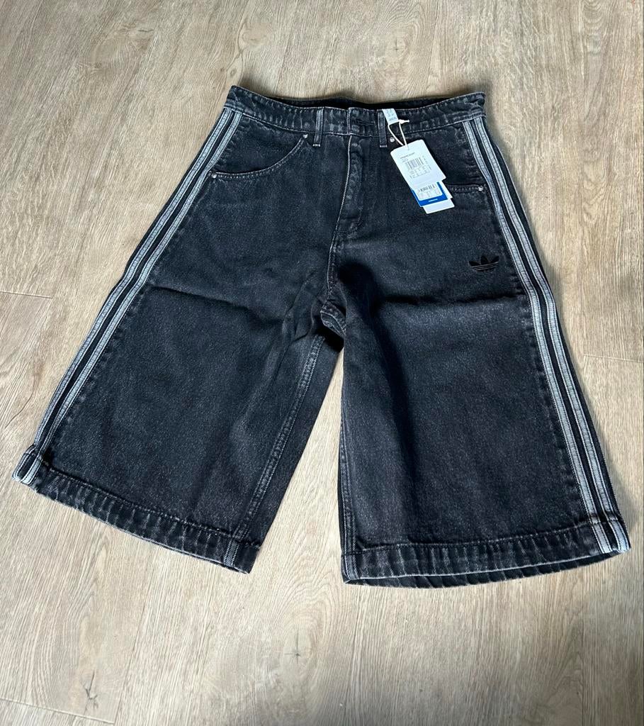 Nieuwe Adidas Firebird Short - Zwart Denim Maat 32, Ophalen of Verzenden, Nieuw, Zwart
