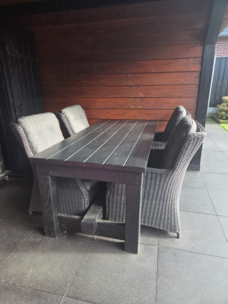 Intenso Milano lounge tuinstoel  + gratis Douglas tafel, Ophalen, Zo goed als nieuw, Wicker