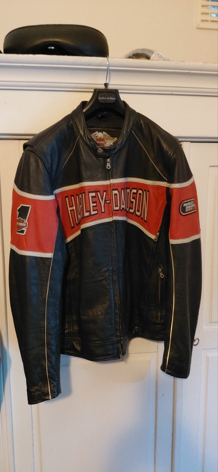 Harley-Davidson Leren Jas - Maat XL, Zwart, Maat 56/58 (XL), Ophalen of Verzenden, Gedragen