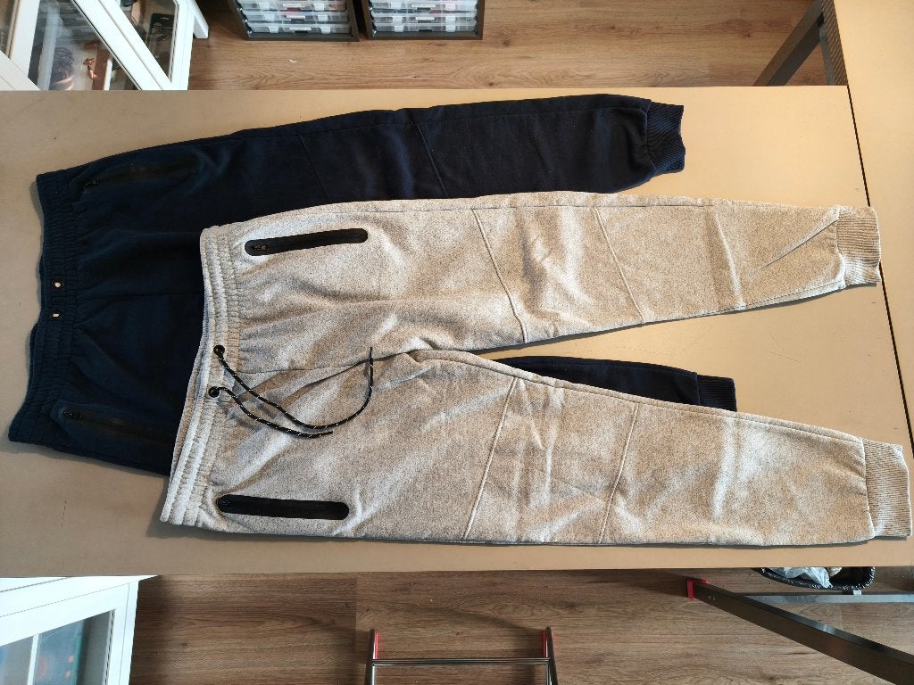 Joggingbroeken 2x, maat L, Zeeman, Ophalen of Verzenden, Zo goed als nieuw, Maat 56/58 (XL), Overige kleuren