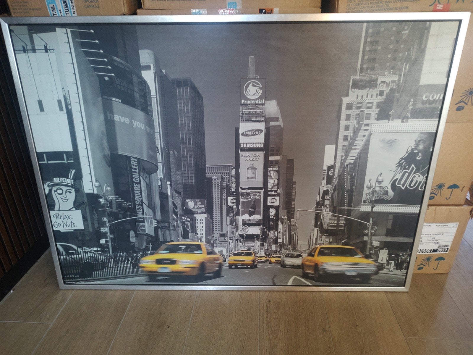 ikea schilderij, New York, Times Square, Ophalen, Zo goed als nieuw, 125 cm of meer, Schilderij
