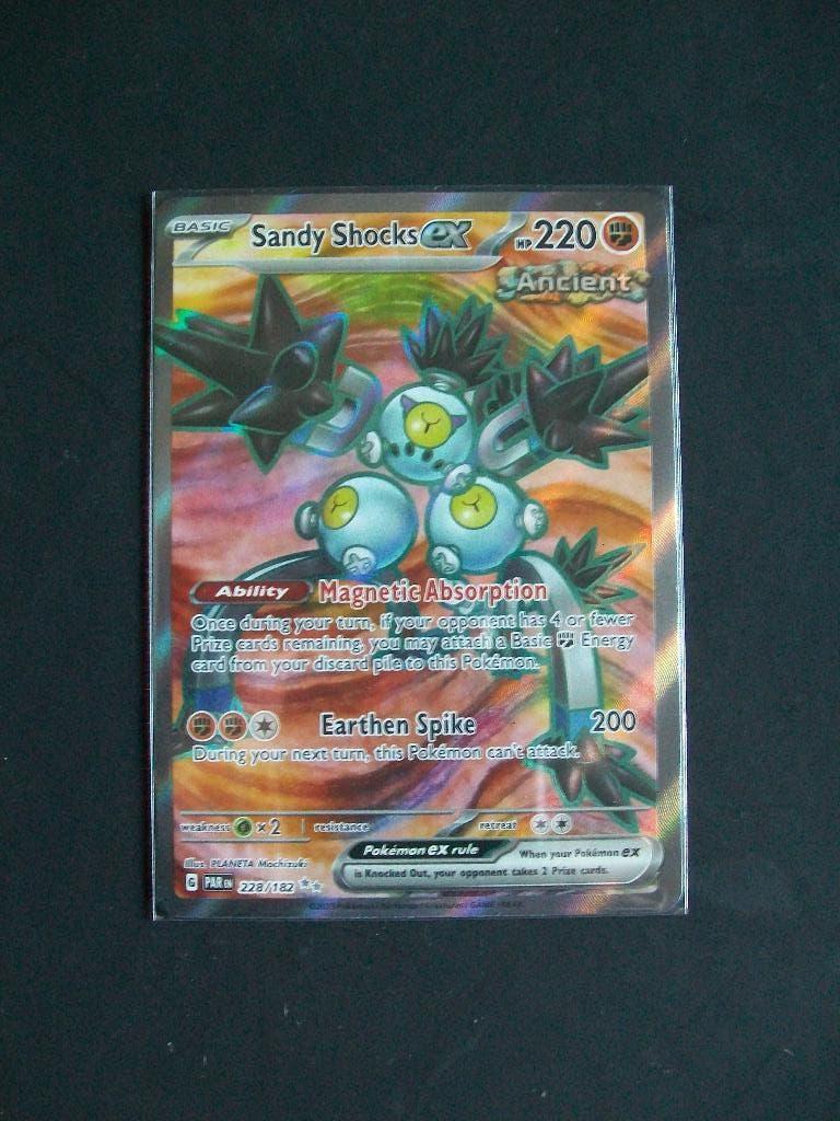 2137: Nieuwe Pokemonkaart Secret SANDY SHOCKS EX  (228/182), Verzenden, Nieuw, Losse kaart, Foil