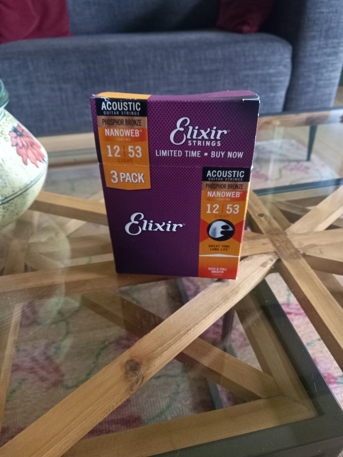 2 sets Elixir Phosphor Bronze nanoweb 12-53, Muziek en Instrumenten, Snaarinstrumenten | Overige, Ophalen of Verzenden, Nieuw