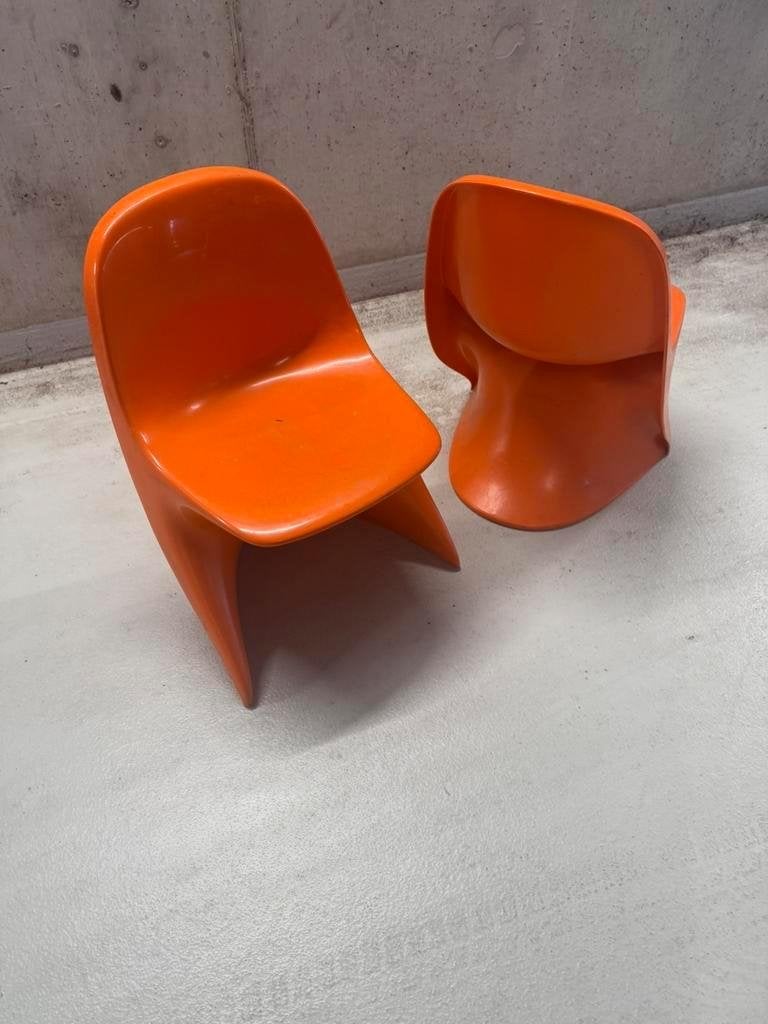 Casalino 2 Retro Kinder Stoeltjes Space Age Design, Ophalen