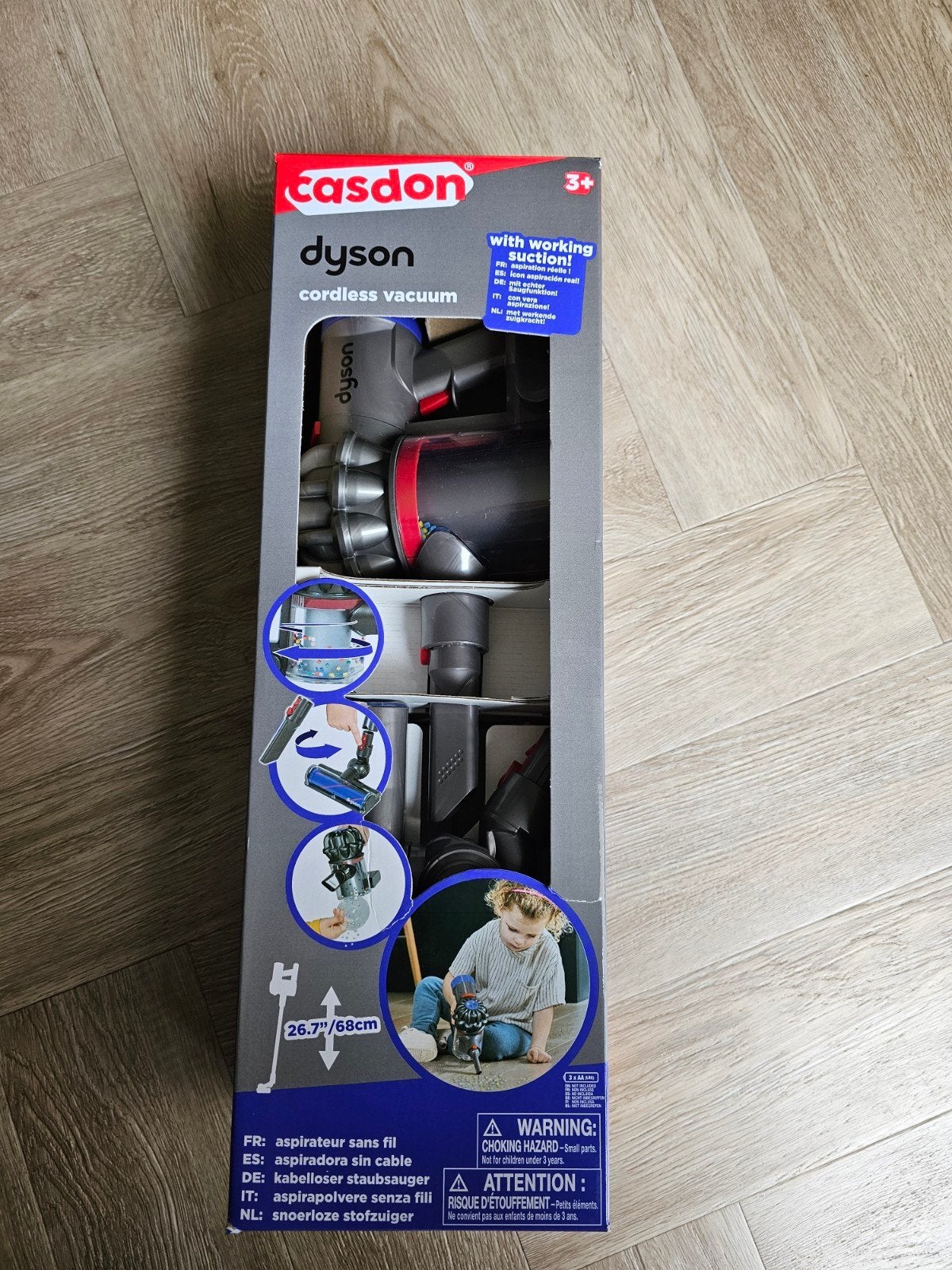 Casdon Dyson Speelgoed Stofzuiger - Nieuw, Ophalen of Verzenden, Nieuw, Jongen of Meisje