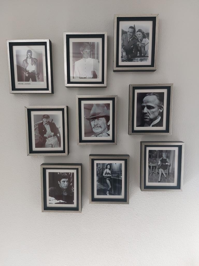 Schilderijtjes zwart wit, Ophalen of Verzenden, Hout, Minder dan 50 cm, Minder dan 50 cm