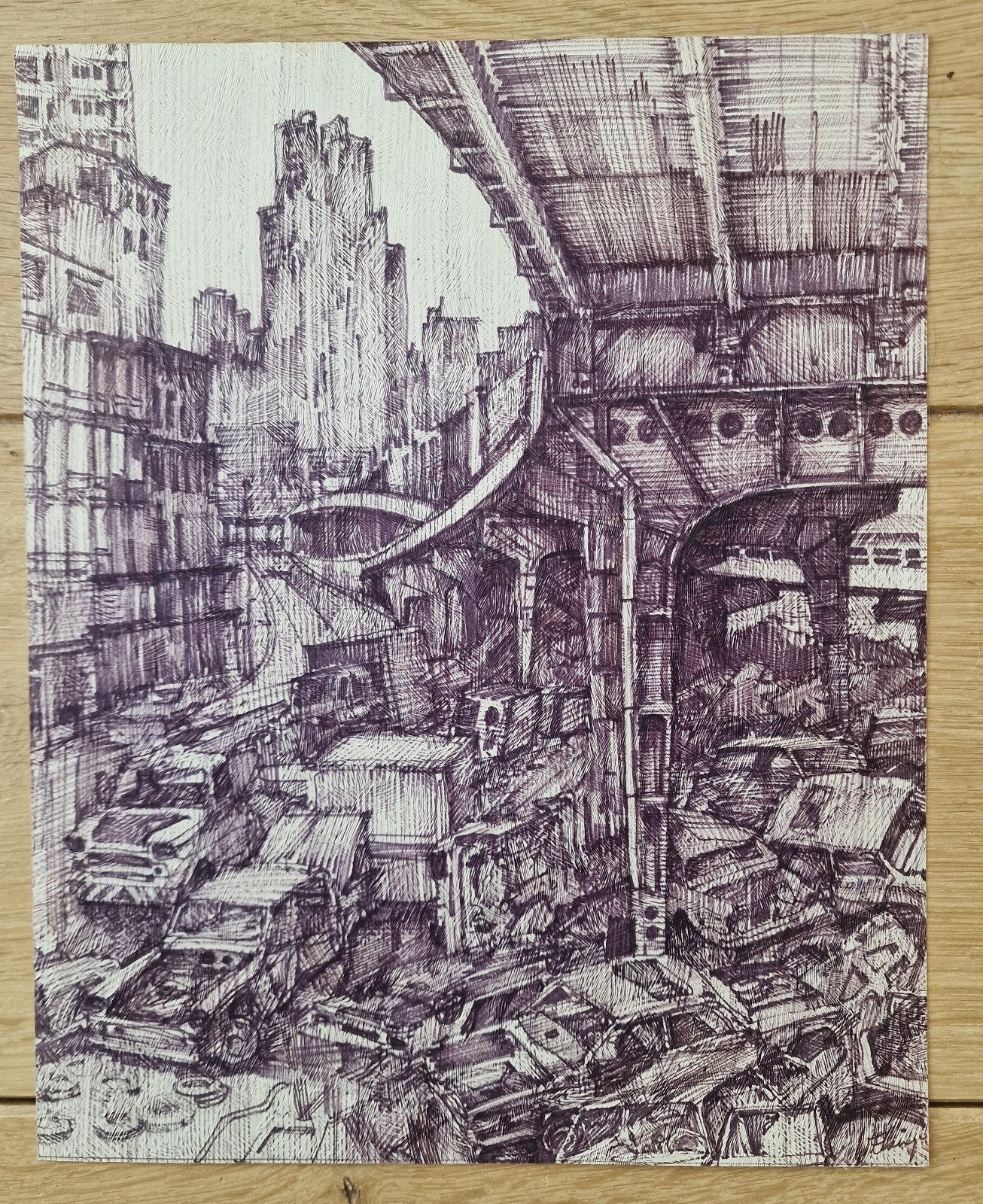 tekening van Elsinga, Ophalen of Verzenden