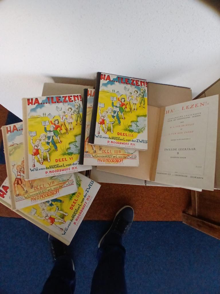 Oude school boekjes, Ophalen, Gelezen, Fictie algemeen