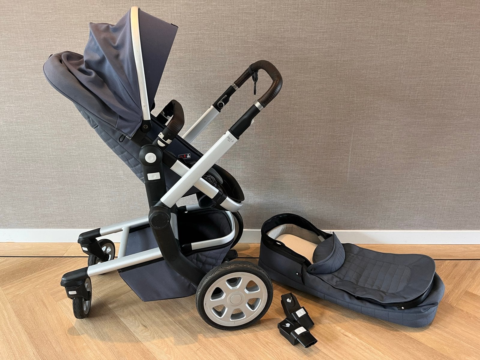 Joolz Day 3 kinderwagen met reiswieg en adapters, Ophalen, Gebruikt, Combiwagen, Met reiswieg