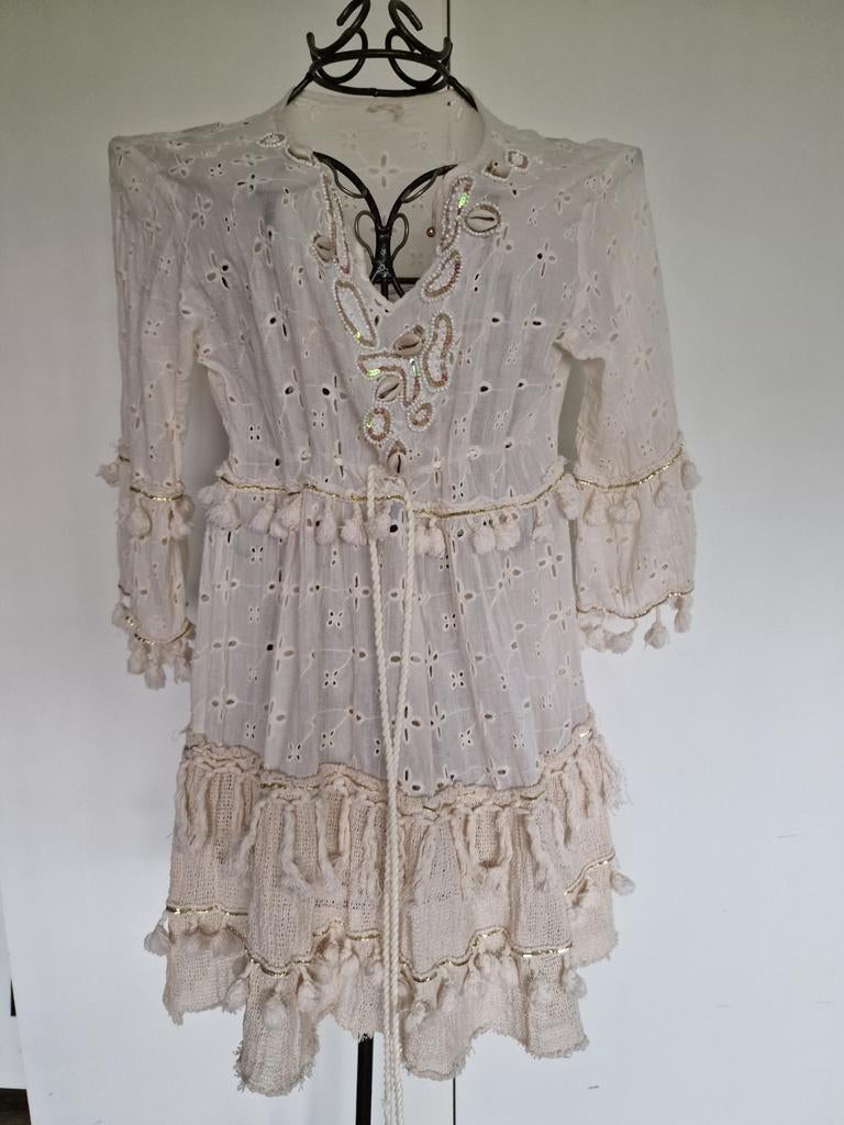 Isla ibiza jurk M, Kleding | Dames, Jurken, Maat 38/40 (M), Wit, Ophalen of Verzenden, Zo goed als nieuw