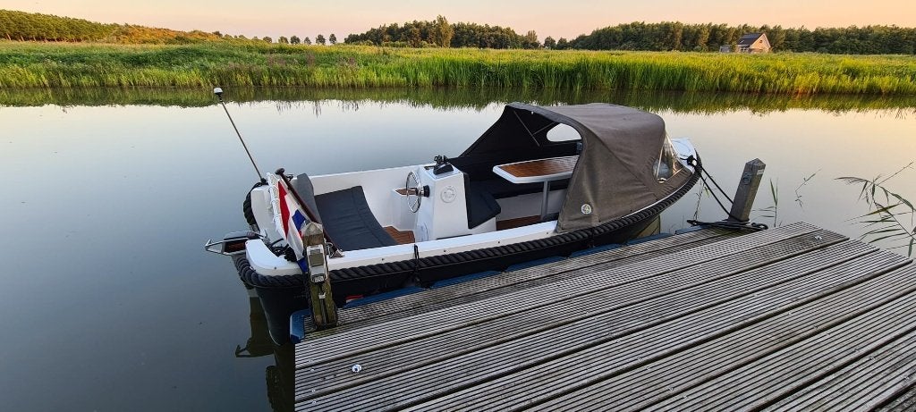 Elektrische Corsiva 475 New Age luxe uitvoering incl trailer, Watersport en Boten, Ophalen, Consoleboot, Gebruikt, 1.00 - 1.50 meter