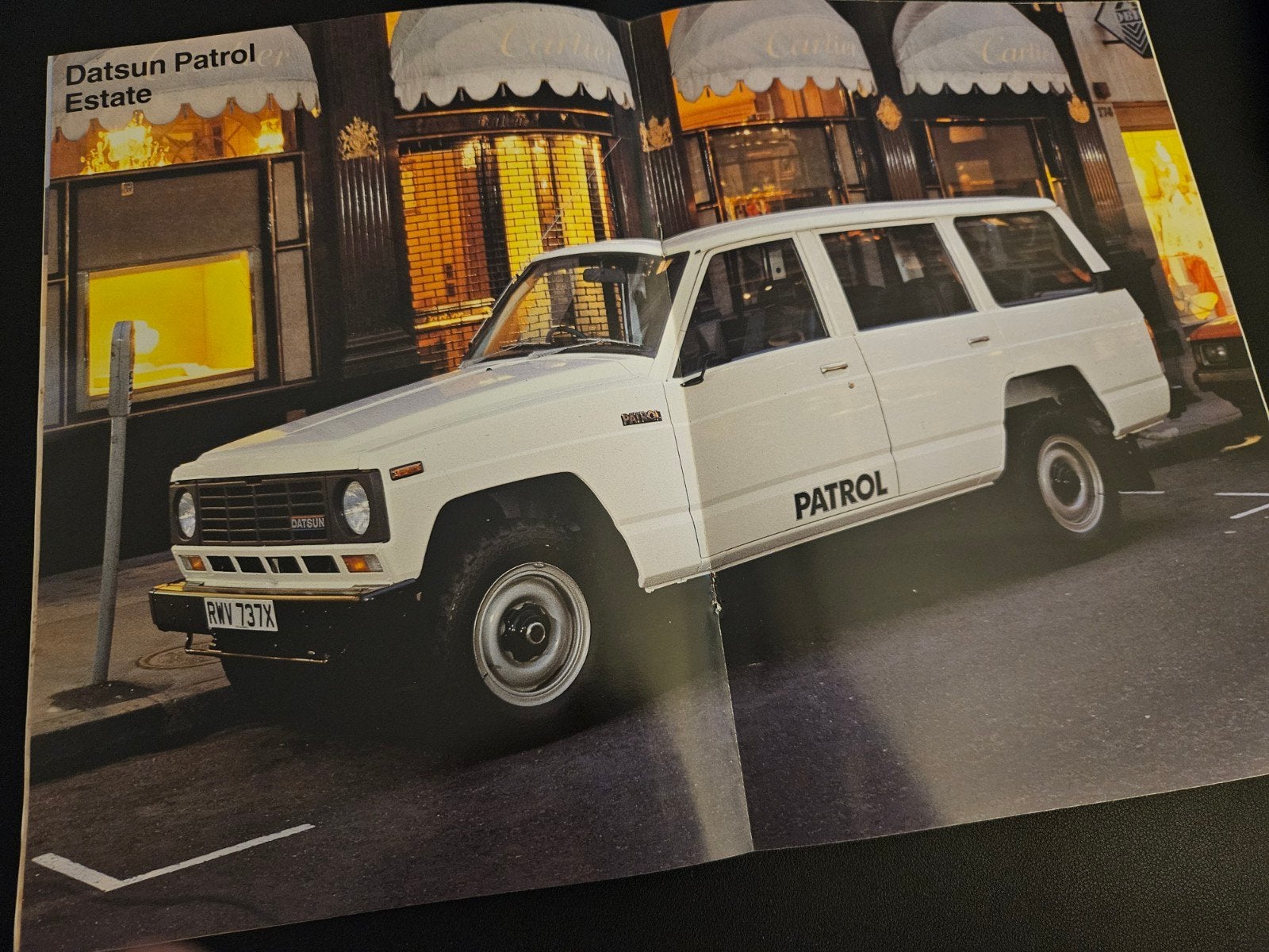 Brochure Datsun Patrol 1982 UK, Ophalen of Verzenden, Zo goed als nieuw, Overige merken