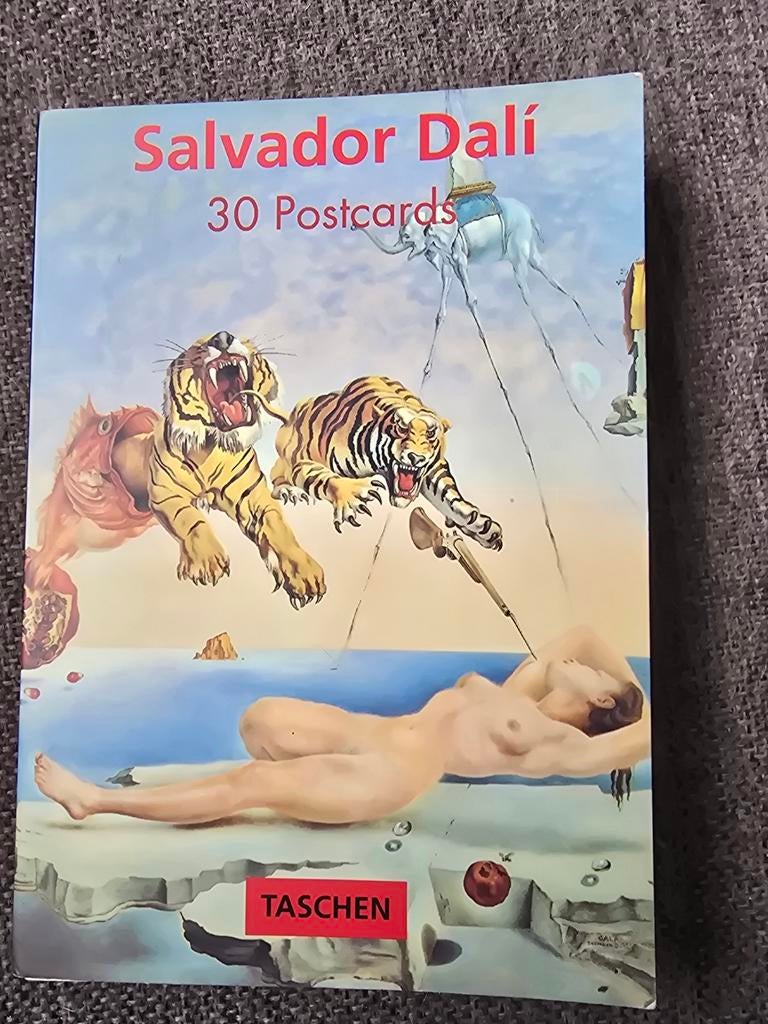 Salvador Dalí Postkaartenboekje - 29 vd 30 kaarten, Ophalen of Verzenden, 1980 tot heden, Cultuur en Media