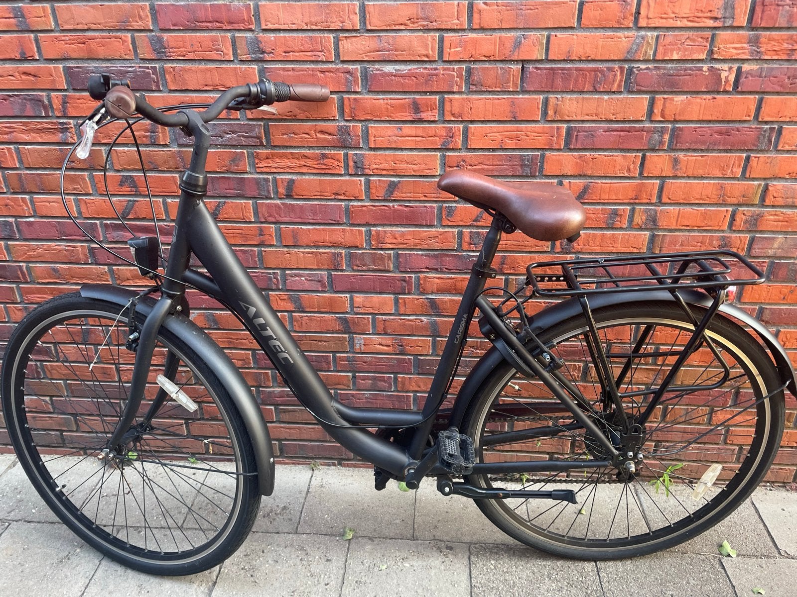 Altec Carisma Damesfiets - Mat Zwart, Velgrem, Ophalen, Overige merken, 53 tot 56 cm